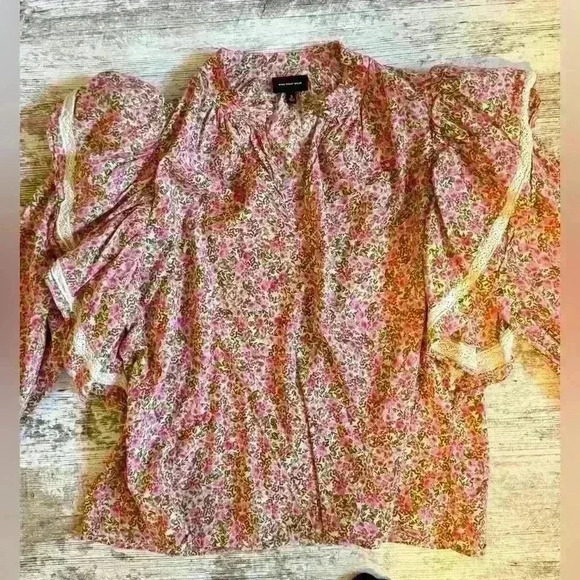 Who What Wear‎ floral shirt Women’s Size small - Picture 3 of 6